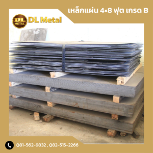 <h2>เหล็กแผ่น 4x8 ฟุต ความหนาตั้งแต่ 1.2 - 15.0 mm.